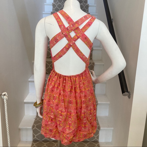 Criss Cross Back Summer Dress - Picture 2 of 6